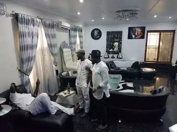 Warri Billionaire, Ayiri Emami, Chills In His Mansion (Photos)